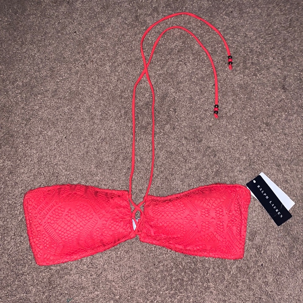 NWT Ralph Lauren Halter Bikini Swim Top